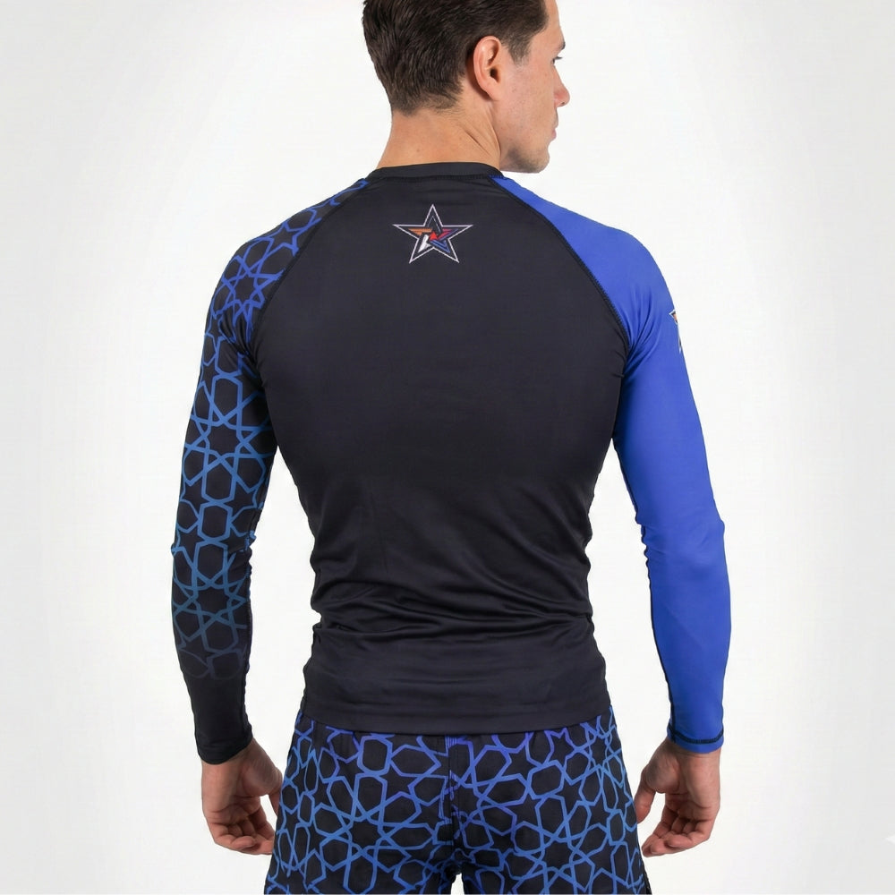 RASHGUARD STAR HOMME BLEU